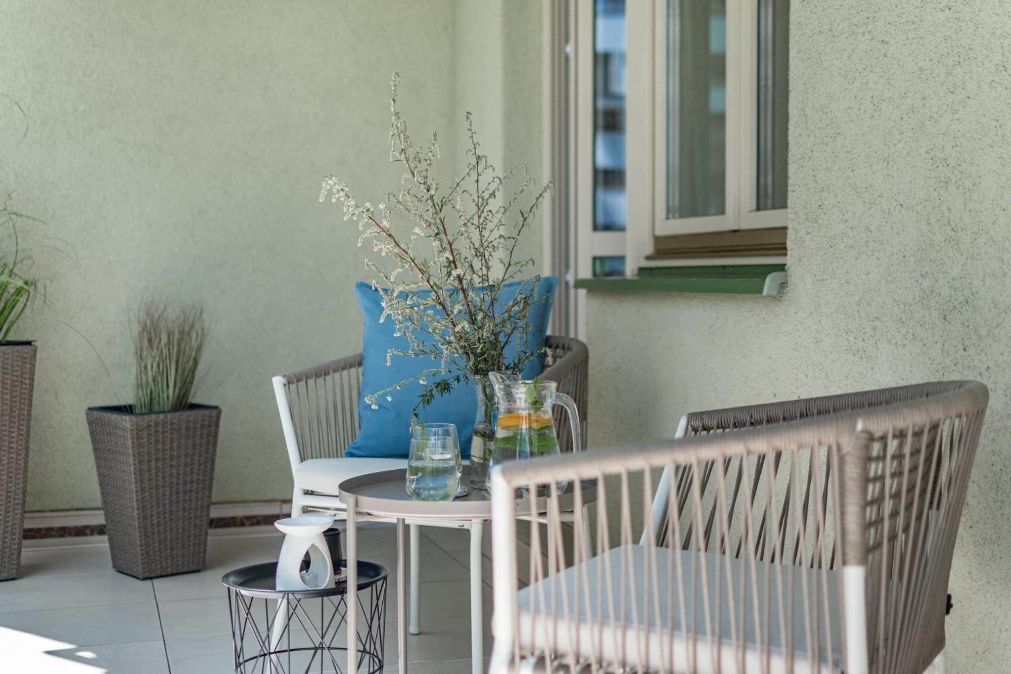 Apartament Mokotow -Basen- Warschau Buitenkant foto