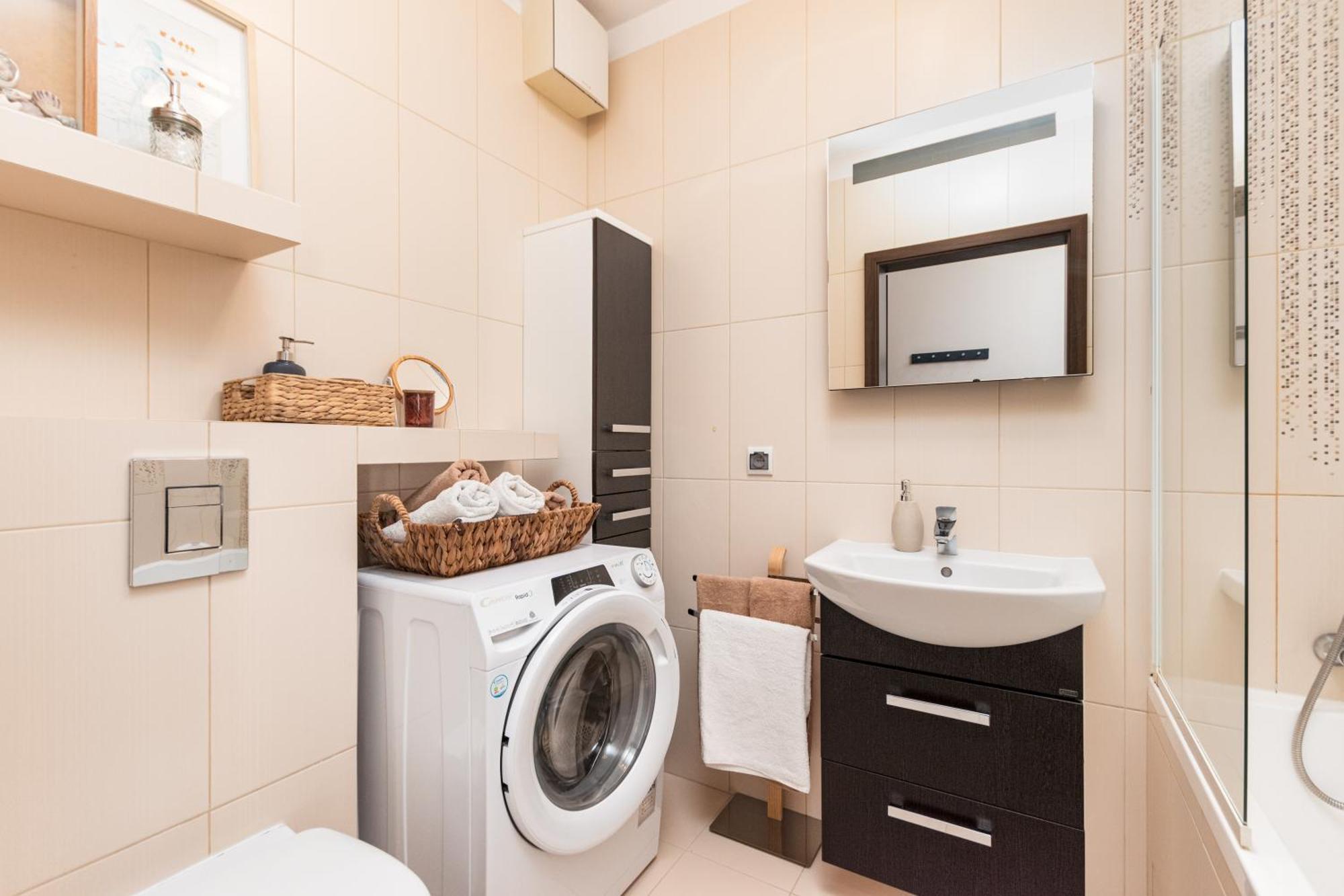 Apartament Mokotow -Basen- Warschau Buitenkant foto