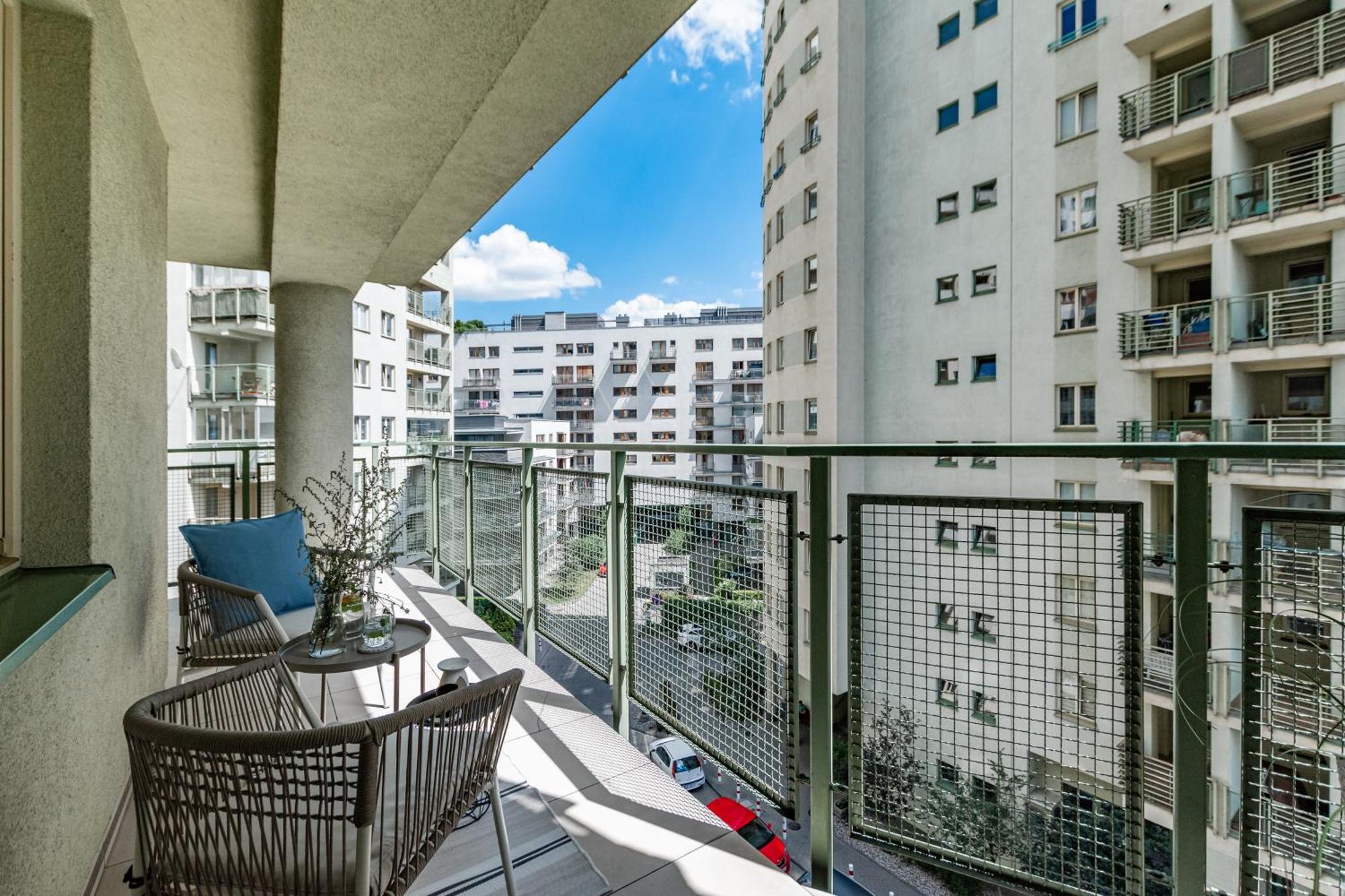 Apartament Mokotow -Basen- Warschau Buitenkant foto