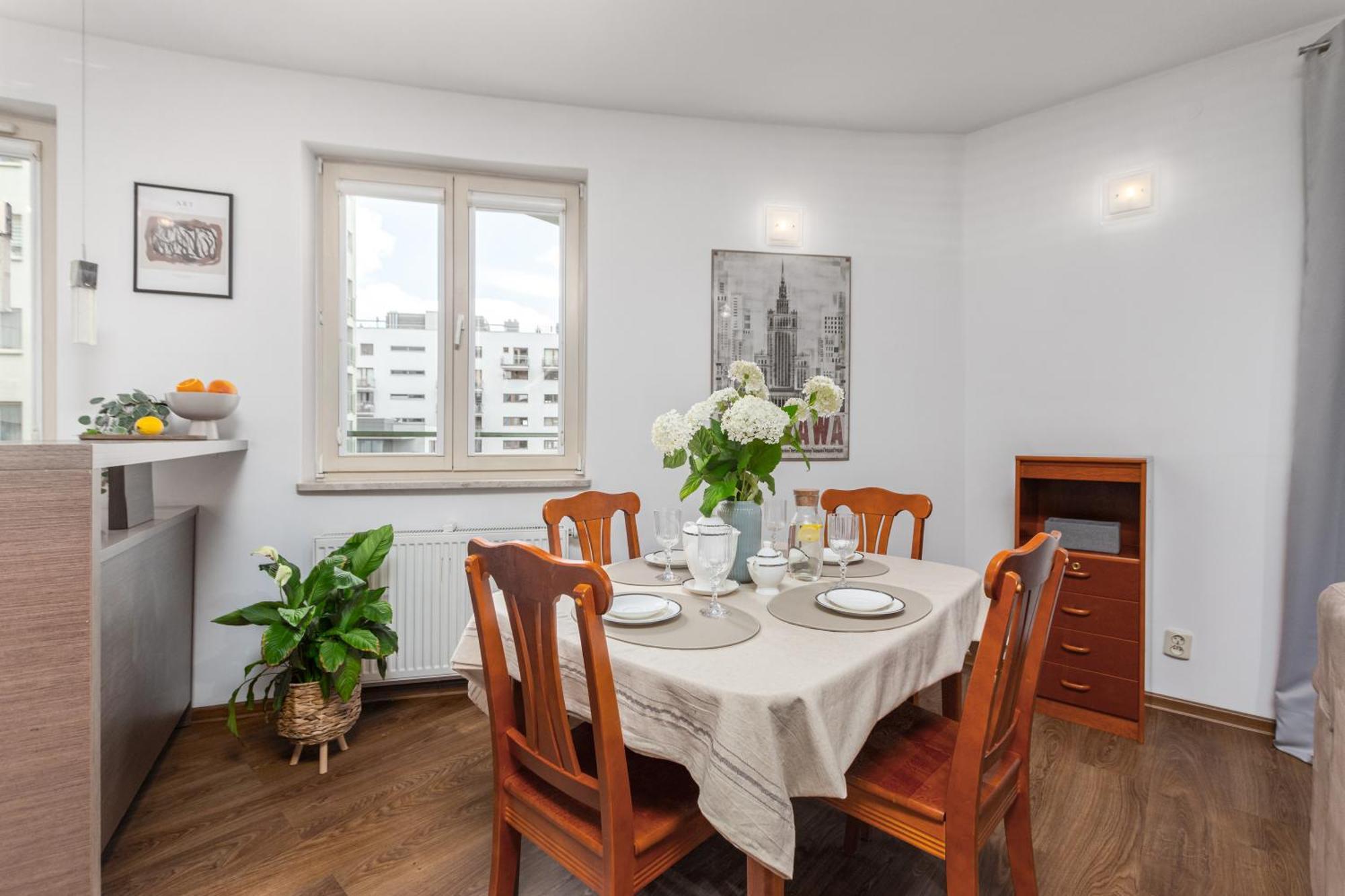 Apartament Mokotow -Basen- Warschau Buitenkant foto