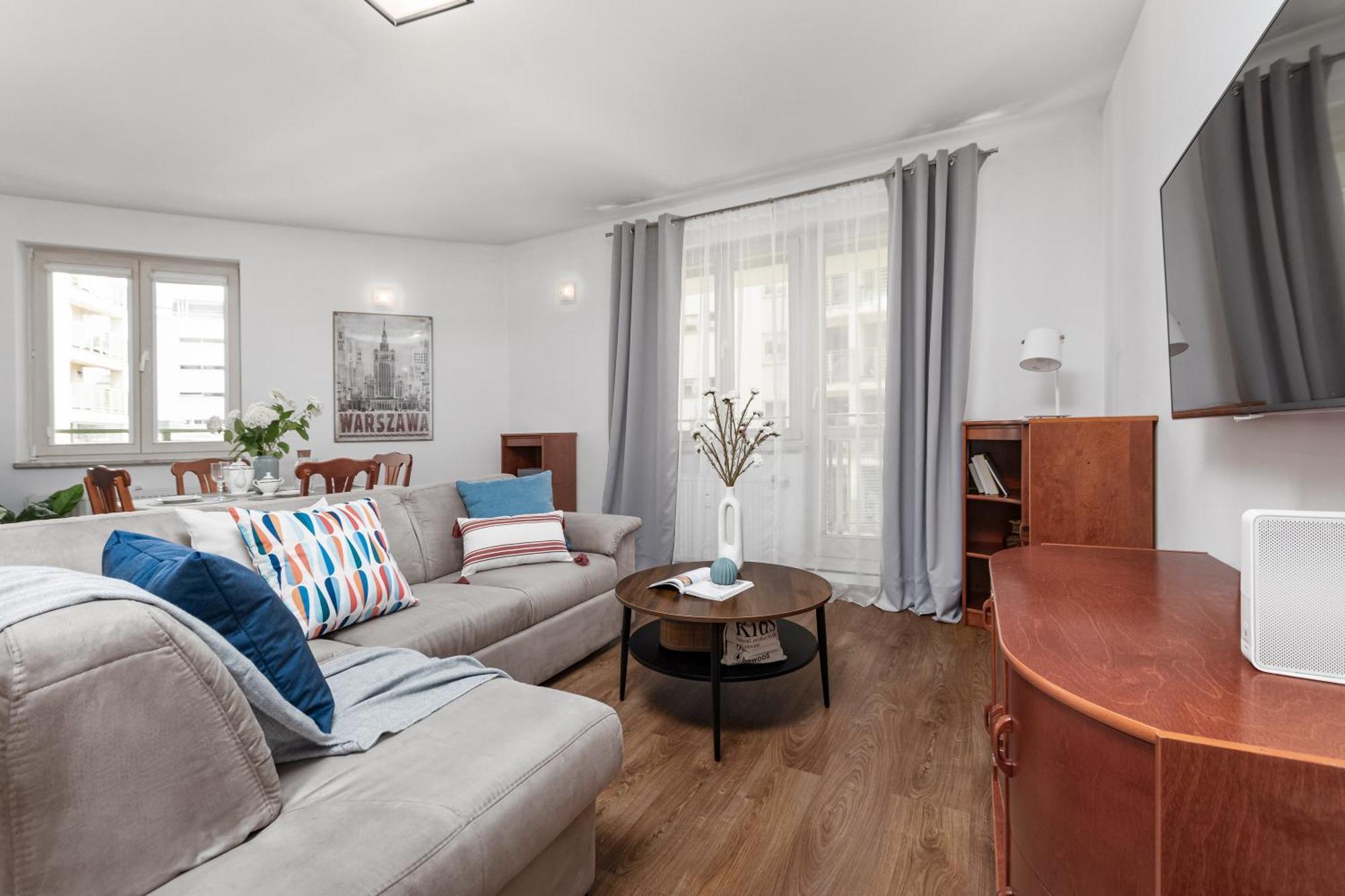 Apartament Mokotow -Basen- Warschau Buitenkant foto