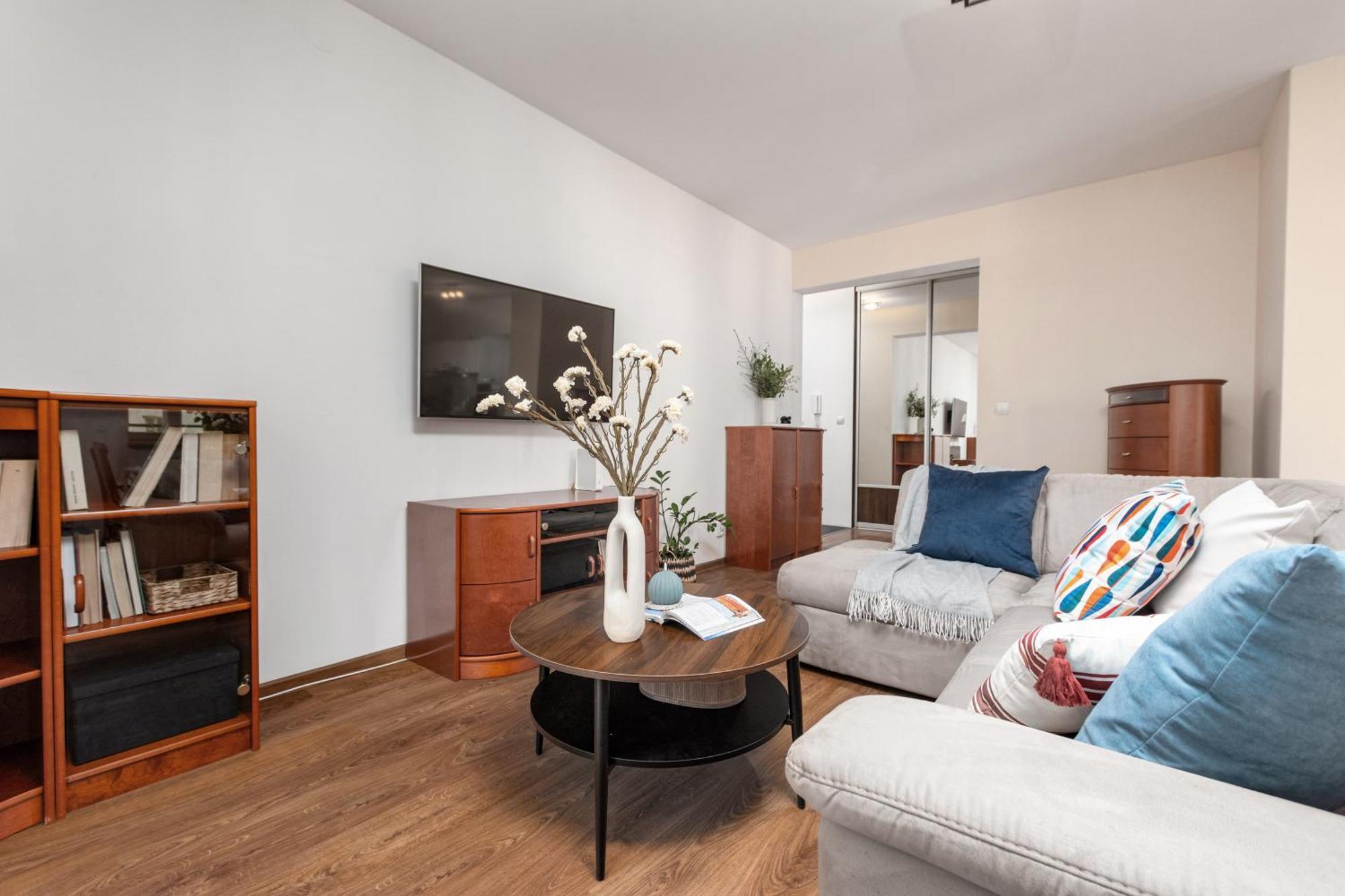 Apartament Mokotow -Basen- Warschau Buitenkant foto